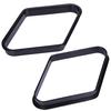 Folding 9-Ball Table Billiard Holder Reusable Diamond Billiard Table Racks Wear-resistant for 2 1/4in Balls Billiard Accessories