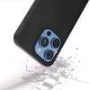 For iPhone 16 Pro Max Case PU Leather Coated TPU+PC Hybrid Phone Cover