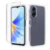 Чехол для OPPO A18 A38 A17 A53S A98 A78 A58 A54 A74 5G A93 A16 A16S A60 A5 A5X со встроенной защитой экрана, 360 градусов, защита всего корпуса, противоударный
