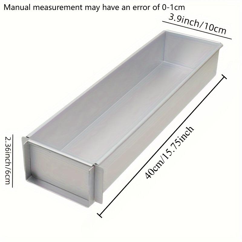 Aluminium Rectangular Tiramisu Cake Pan with Stable Base - Suitable for Tiramisu,Cheesecake and Mousse Cake - Kitchen Essentials