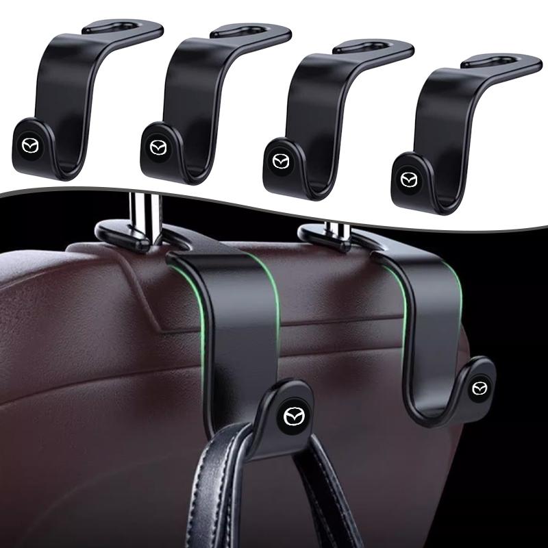 2pcs Car Seat Hook Rear Interior Portable Hanging Bag Holder Storage Bag For Mazda 3 Alexa CX-30 CX30 CX5 CX 5 CX-5 CX8 CX9 CX4 TYT4