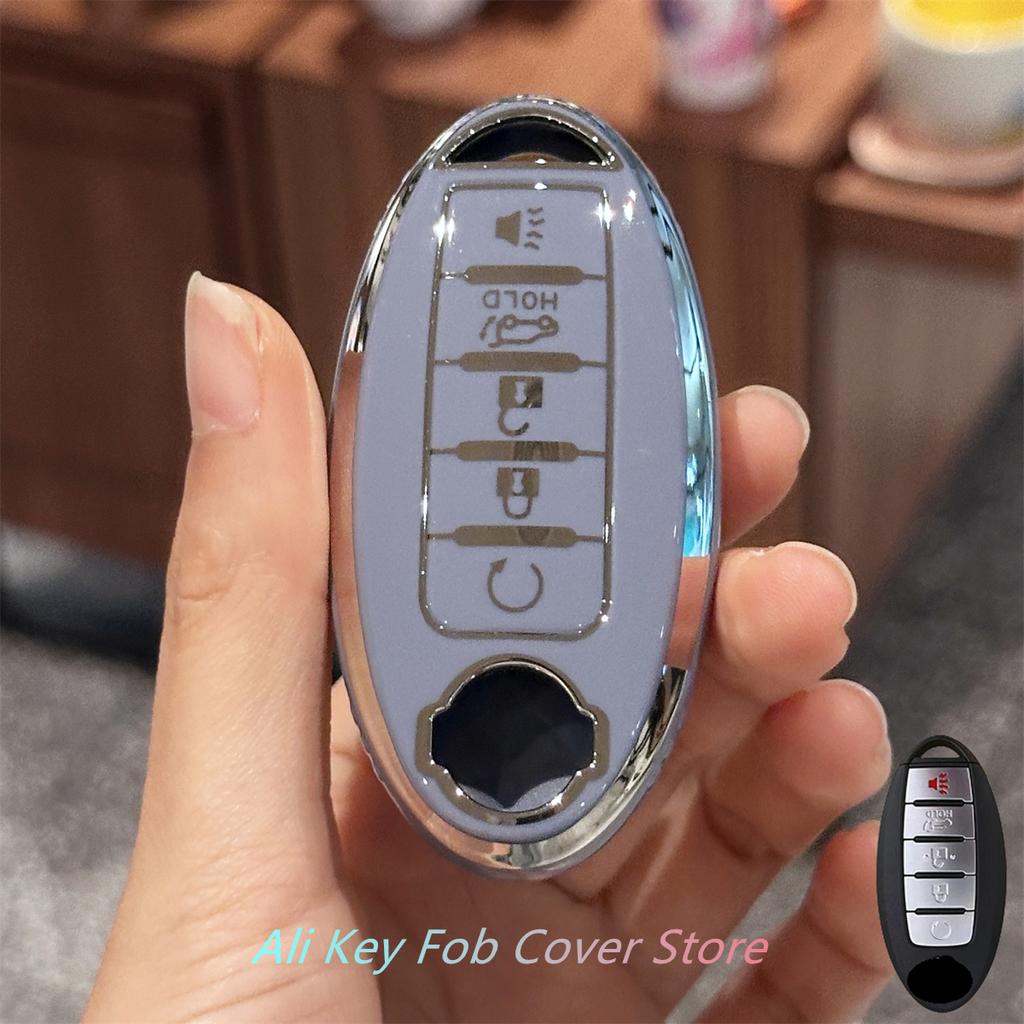 Чехол для брелока Брелок-шнурок для Nissan Altima Maxima Murano Rogue Sentra 370z Pathfinder Smart Control Защита ключа