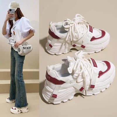 Летние кроссовки женские брендовые с круглым носком, кеды для скейтборда, серые ботинки, спортивные, новинка, забавные шузы, для атлетики, лето 2025, кроссовки