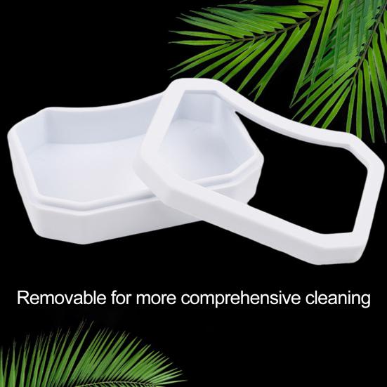 Миска для воды для рептилий Пластиковая пищевая коробка для воды Кормушка для еды для рептилий Блюдо для воды для домашних животных