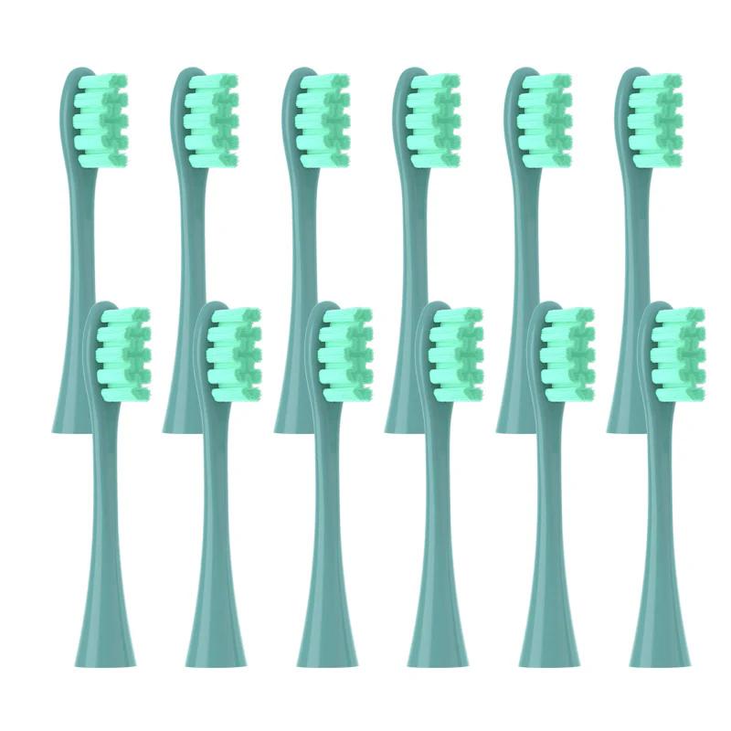 12pcs Replacement Brush Heads for Oclean X/ X PRO/ Z1/ F1/ One/ Air 2 /SE Sonic Electric Toothbrush DuPont Soft Bristle Nozzles