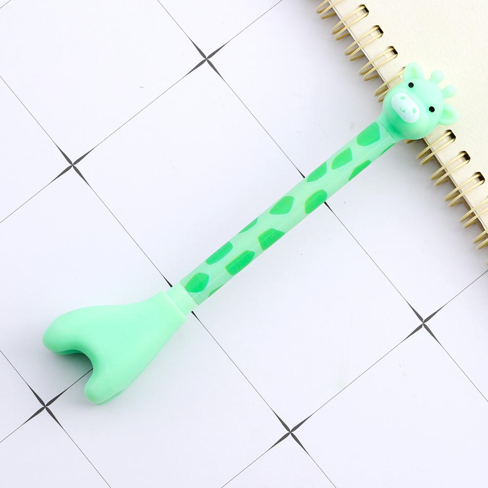 1 шт. кавайная милая мультяшная гелевая ручка с жирафом канцелярские принадлежности для школы и офиса для детей творческие милые симпатичные