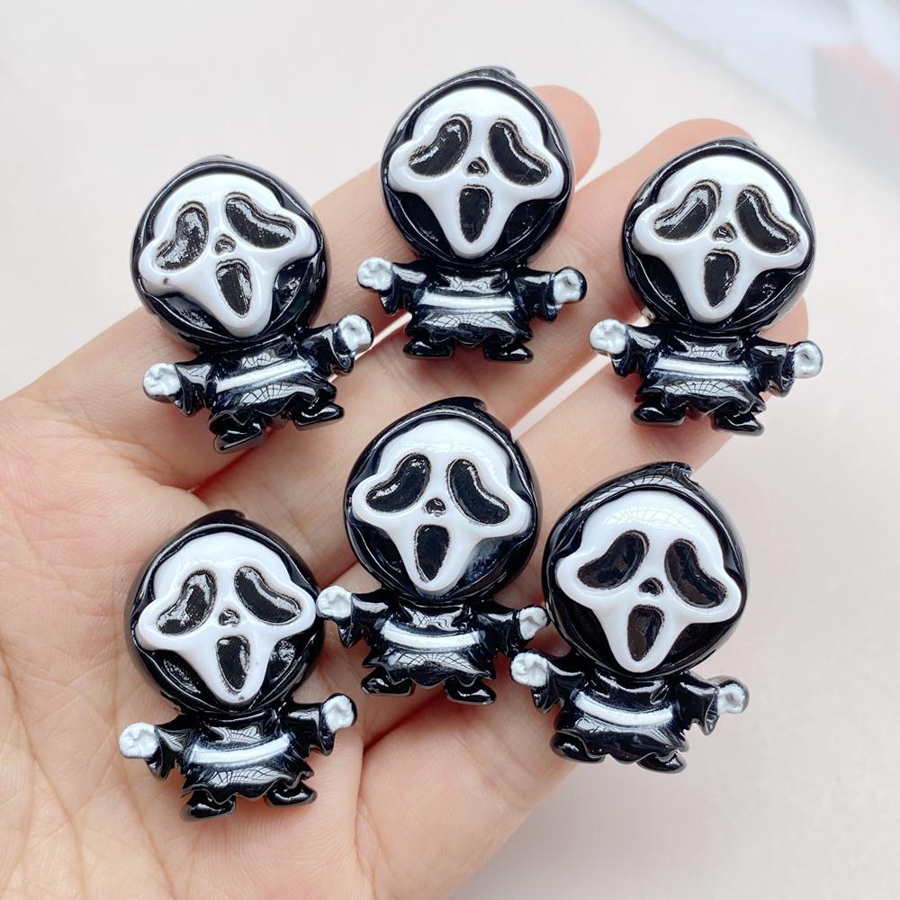 10 шт. Каваи Милые Мультяшные Серия Хэллоуин Плоская Задняя Часть Смола Скрапбукинг DIY Ювелирные Изделия Ремесло Украшение Аксессуар