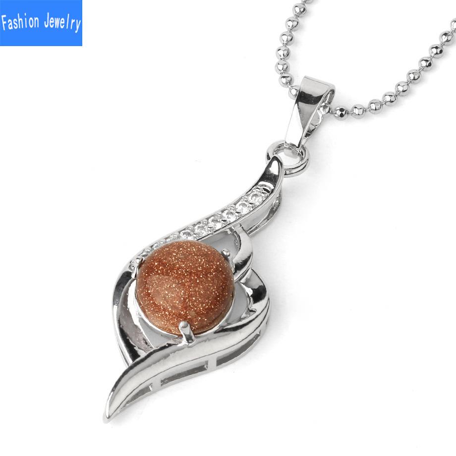 Ожерелье с подвеской в ​​виде ключицы из натурального хрусталя и циркона