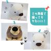 Shinada Global Mochi Series Mochikuma Brown (Large) 22 x 22 x 30cm Plush Toy Bear Animal MOKW-0350B