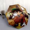 1PC Detective Conan Automatic Folding Umbrella, Automatic Folding Umbrella with 8 Ribs, Convenient for Outdoor Use  017