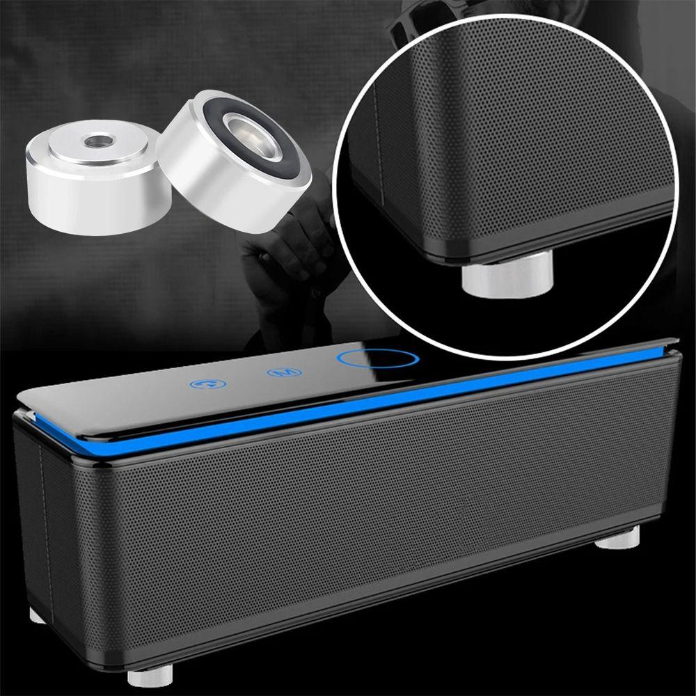 1/4Pcs Isolation Feet Pad Aluminum Alloy Amplifier Base Feet  for Speakers CD Amplifier