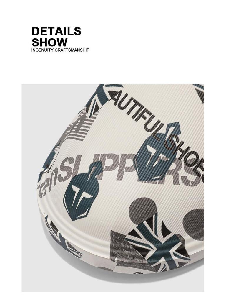 Мужские зимние водонепроницаемые хлопковые тапочки на флисовой подкладке - Большой размер, двойного назначения, с задником, полутапочки для улицы и дома