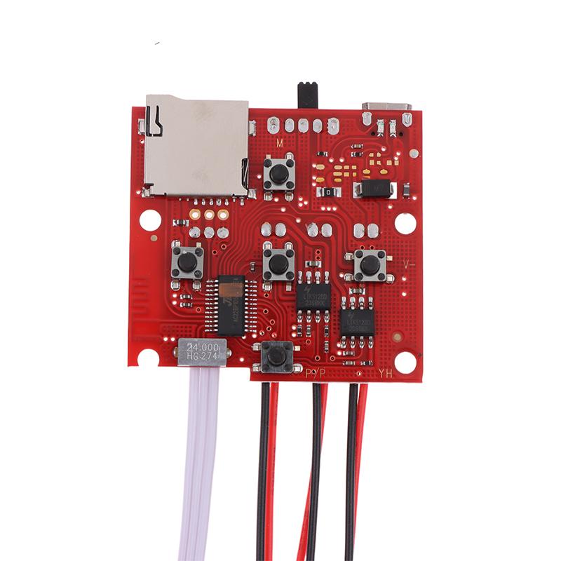 Беспроводной электронный модуль динамика печатная плата с усилителем декодер MP3 FM-радио аудио плата светодиодный двухканальный беспроводной модуль