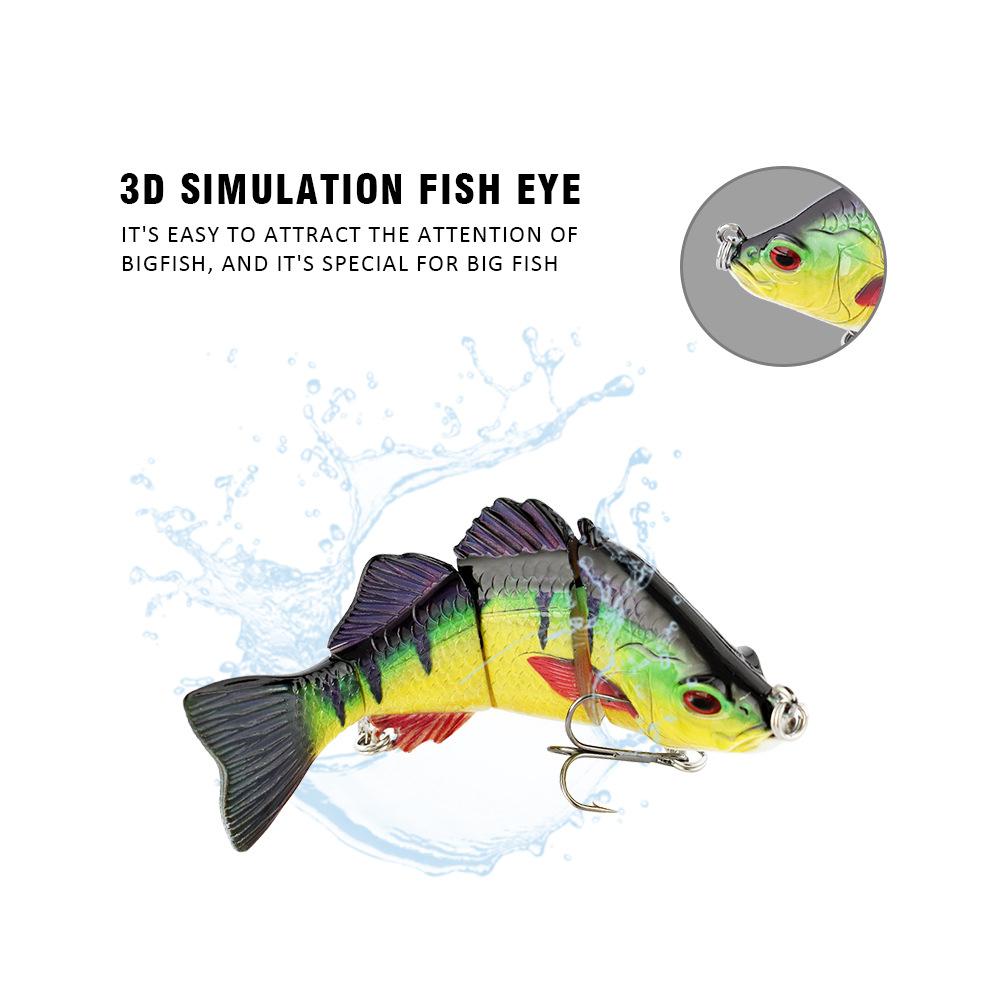 100Mm Tilapia Luya Bait Four Fishing Simulation Fake Bait Freshwater Sea Bait Hard Bait Luya Bait