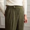 Retro Corduroy High-Waisted Suit Pants: Versatile Japanese Drape for Autumn and Spring