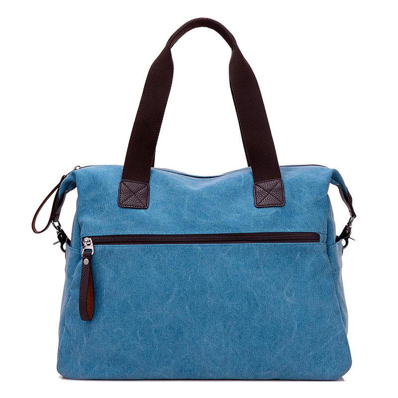 Retro Canvas Crossbody Bag - Large Capacity for Men & Women, Perfect for Gym, Sports, and Travel