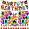 32 Dragon Ball Birthday Party Items, Including Banner, Cake Decorations, Balloons