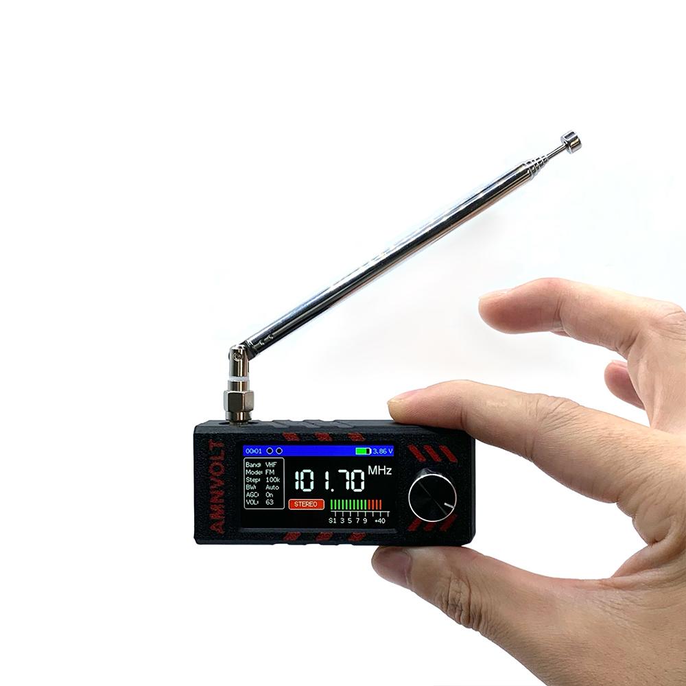 Обновленное HIZ Mini SI4732 Полнодиапазонное DSP Карманное радио FM AM (СВ/КВ) ССБ (LSB/USB) Схемы встроенных усилителей для наушников