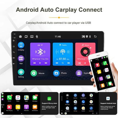 7/9/10-дюймовый автомобильный радиоприемник 2 Din GPS Android auto Carplay Apple Wireless Carplay Автомобильный мультимедийный проигрыватель интеллектуальные системы автомобиля