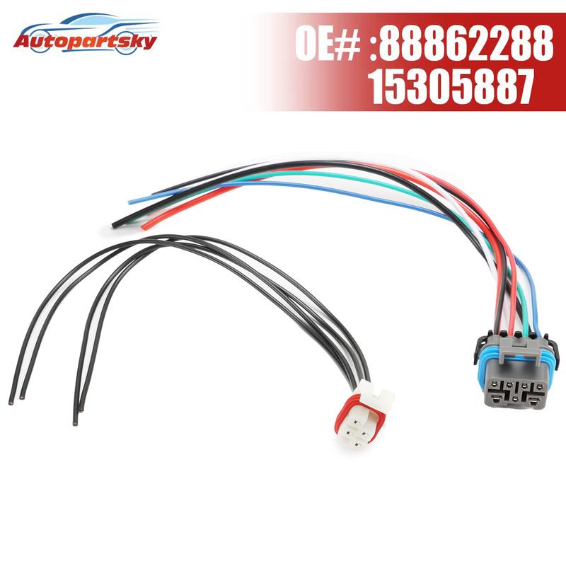 2x 88862288 15305887 7P + 4P Safety Switch Connector Pigtail for GMC for Chevrolet for 4L60E 4L80E 4L65E Car Accessories