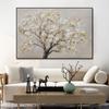 Цветение вишни, цифровая печать, картина маслом, креативное украшение для дома, холст, картина, настенная живопись, куадрос, фон, украшение стены