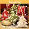 Tree Christmas Pattern Plush Pillows Cushions For Sofas And Decoration Room
