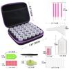 5D алмазная живопись аксессуары ящик для хранения 15/30/60/120 слотов бутылки с бусинами контейнер банка на молнии чехол для DIY алмазной живописи
