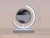 LED Moving Sand Art Table Lamp 3D Sandscape Hourglass Night Light 3 Color Brightness Remote Button Glass Acrylic Quicksand Decor Gift