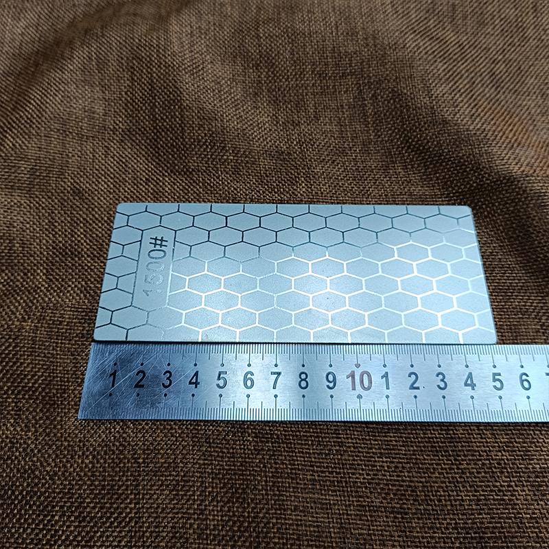 Алмазный камень для заточки ножей 600 # 1000 # 800 # Точильный камень Точилка для ножей Ультратонкий точильный камень с сотовой поверхностью