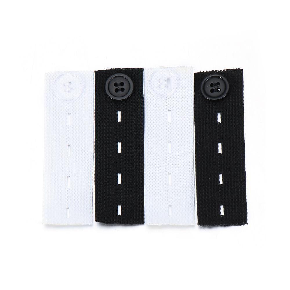 2/4/6PCS Jeans Skirts Garment Accessories Maternity Waist Band Button Hooks Pant Extender Belt