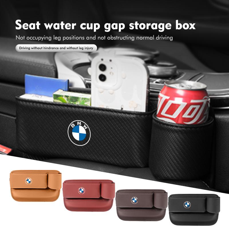 Multifunction Car Seat Gap Storage Box Water Cup Holder Card Bag For BMW E87 E70 E91 E30 G20 E92 E93 E60 E46 E90 G30 E53 X1 VL4