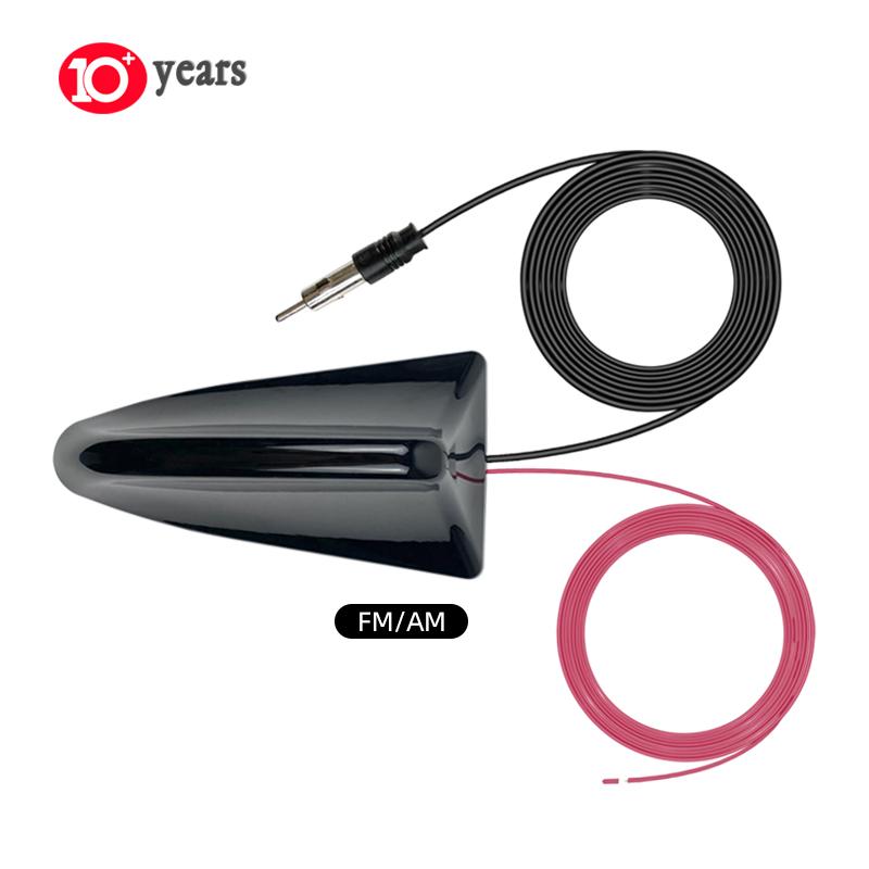 Kontec ANT-SYQ-A01 Universal Shark Fin Antenna FM AM Cover for Car Roof Decoration DAB-III/DAB-L Frequency Range