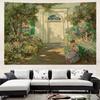 Oil Painting, Tapestry, Living Room Background Cloth, Bedside Decoration Painting, Bedroom, American Style Tapestry, Vintage Wallpaper for The Room