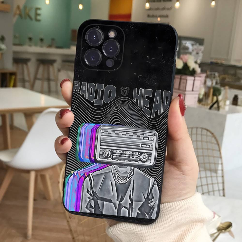Чехол для телефона Rock-группы R-Radiohead для IPhone 17 Air 16 Pro Max 15 14 13 12 11 Mini Мягкая задняя крышка из ТПУ