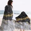 Funny Printed Dollar Soft Flannel Thermal Hooded Blanket Home Outdoor Office Essential Blanket