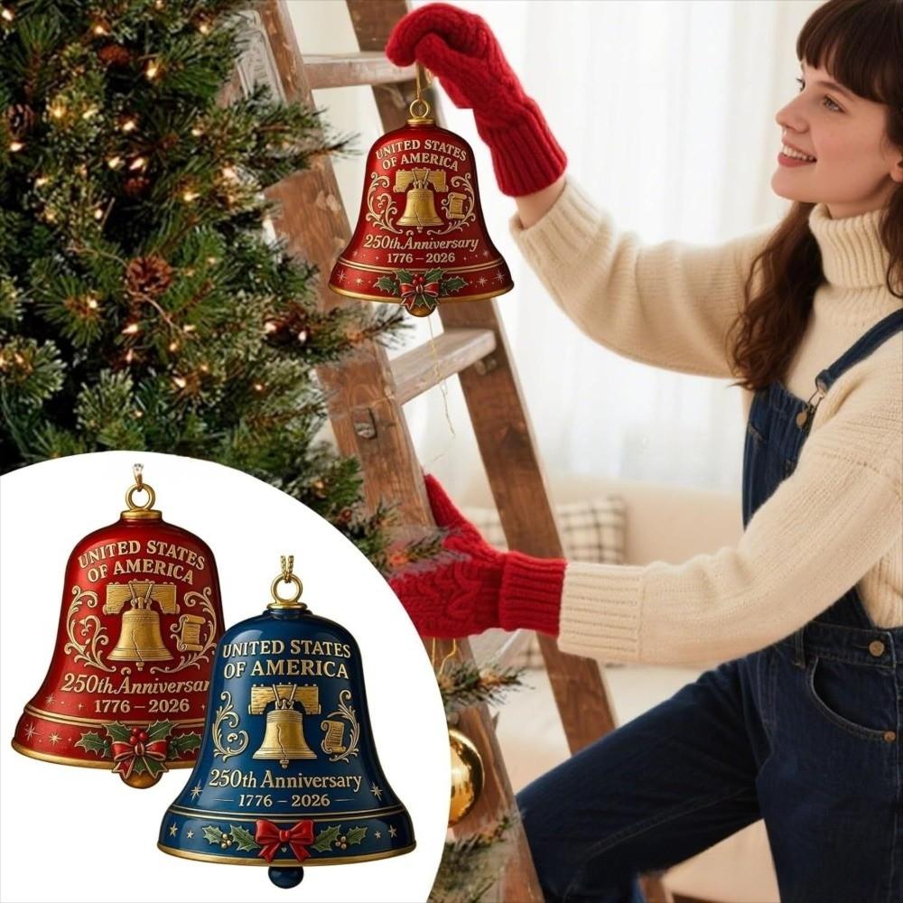 Christmas Tree Decorations 250th Anniversary Bell Ornament Christmas Tree Decorations