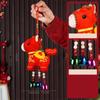 Good Fortune Embroidery Horse Pendant Lucky Charm Pony New Year Ornament Wind Chime Year of Horse