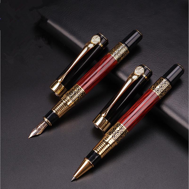 New Fashion Brand Fountain Pen Luxury Business Executive Writing Ink Pen Stationery