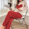 Ladies Long Sleeve Pajama Set Soft Loungewear Women All S-XXXL