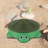 Mini Turtle Sandbox with Lid Summer Indoor Outdoor Round Tortoise Sand Storage Box Green Turtle Ornament Sand Container Beach Toy