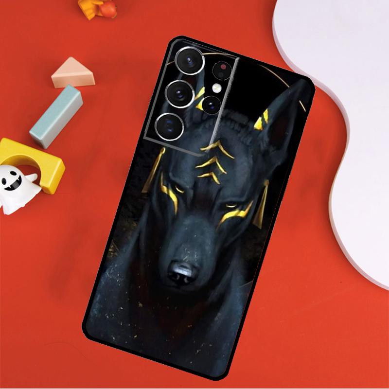 Египет Нефертити Анубис Анх Чехол для телефона для Samsung Galaxy S25 Ultra S9 S10 S20 S21 FE S22 S23 S24 Plus S24 Ultra