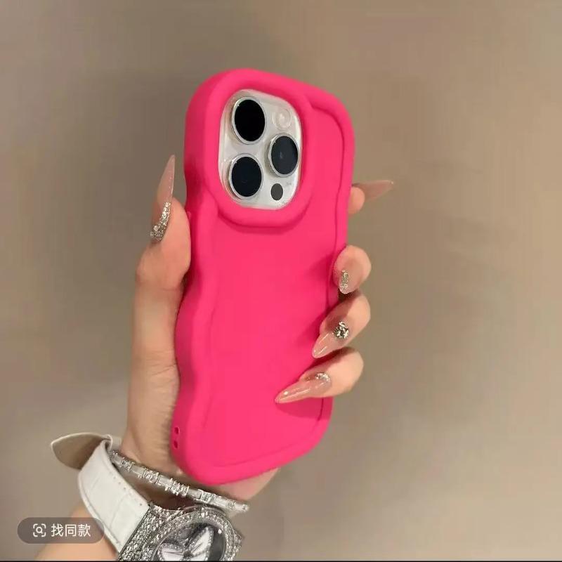 Чехол для телефона Redmi Note 14 13 12 11 Pro Plus 12S 11S Pro+ 5G 4G, 3D Волна, Милый, Цвет Макарон, Конфетный, Мягкий