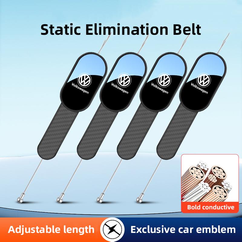 Volkswagen Car Anti-Static Belt Ground Wire Belt Electrostatic Strip Canceller Key For VW T-Cross Arteon ID3 Golf Phaeton Tiguan zg3