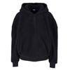 Sweatshirt À Capuche Zippé - Urban Classics - Oversize Sherpa - Noir - Femme - Manches Longues