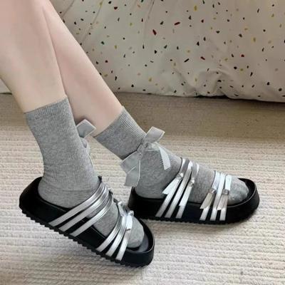 Платформа балетки женские тапочки пляжные туфли повседневные сандалии модные летние шлепанцы 2024 новый бренд