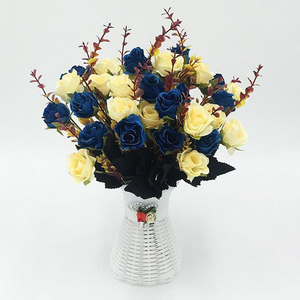 Искусственная роза Искусственный цветок для домашнего офиса 36см