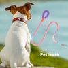 Dog Leash with Soft Padded Handle Adjustable Loop Traction Rope 360-degree Rotating