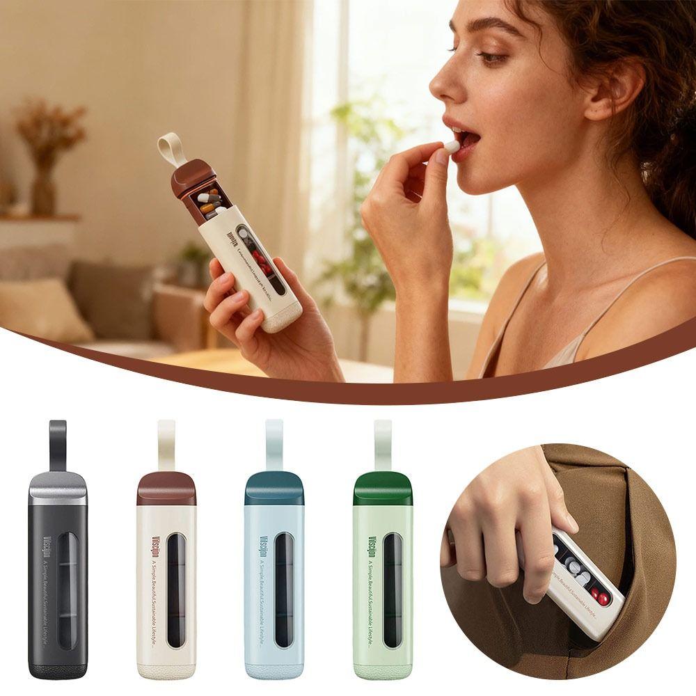 3-Compartment Moisture-Proof Pillbox Portable Medicine Container New Daily Pill Organizer