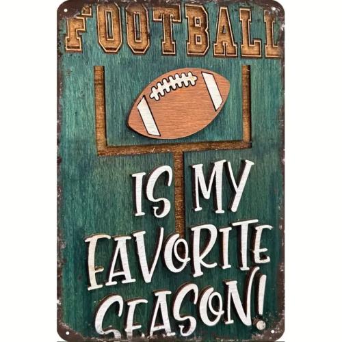 Metal Sign For Rural Football Perfect Wall Decoration For Football Fans newAluminum