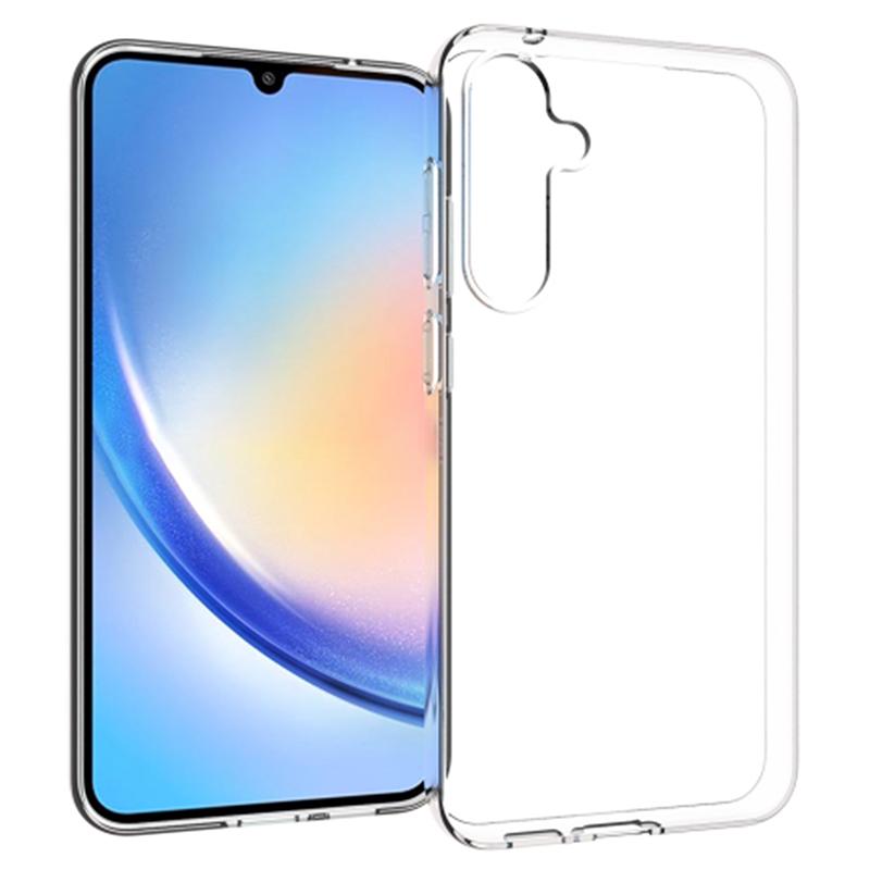 Для Samsung Galaxy S23 FE Прозрачный Глянцевый Чехол из ТПУ для Телефона Без Водяных Знаков